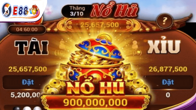 Tài xỉu nổ hũ tại E88